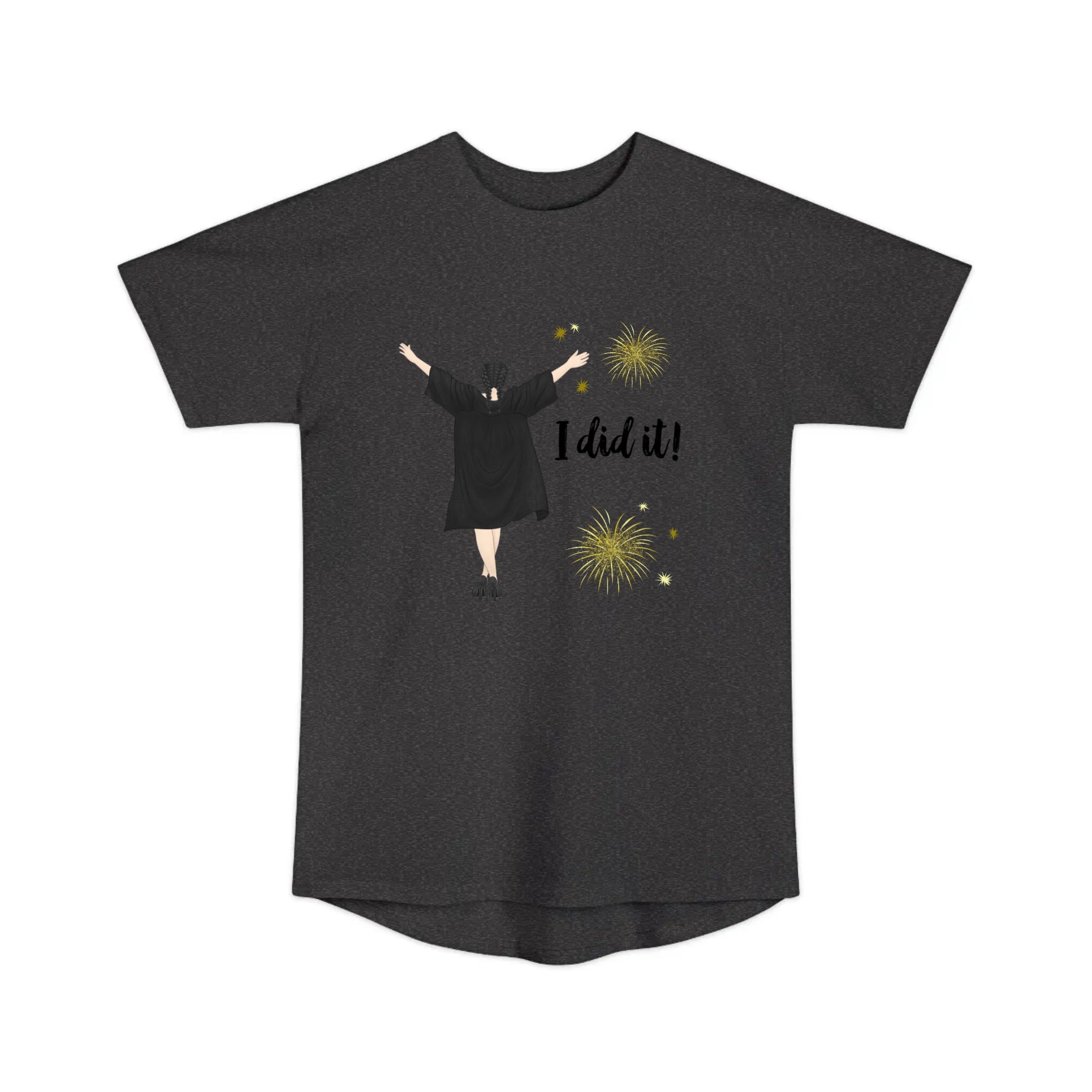 I did it! | Unisex Long Body Urban Tee